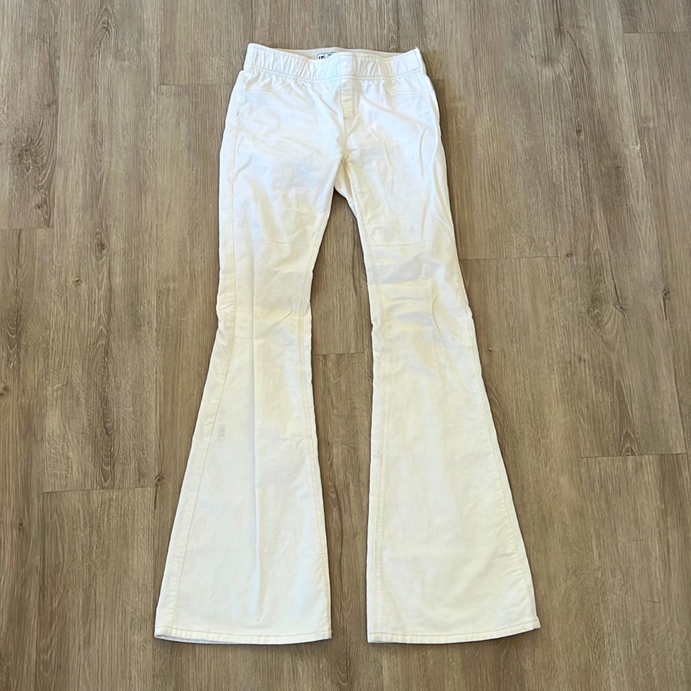 Free People White Bell Bottoms